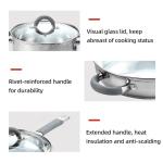 New Arrival Home Kitchenware Cooking Pot Set 201 Stainless Steel Soup Pot Set
