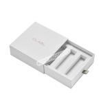 White Cardboard Perfume Box With Gold Foil Logo For Special Occasions