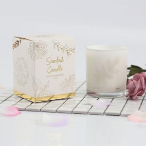 Wholesale Screen Printing Home Scents Candles With Gold Stamping Folding Box from china suppliers