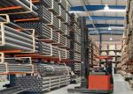 Powder Coated Structural Cantilever Rack Heavy Duty Steel For Pipe Tube Storage