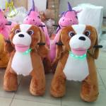 Hansel stuffed animal motorized plush elecrtric ride on animal toy for indoor