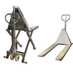 1.5 Ton Single Scissor Lift Table Stainless Pallet Truck Lifting Height 31.50in