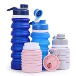 750ml Collapsible Silicone Foldable Water Bottle BPA Free