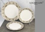 18 Piece 8" 10.5" Plate Ceramic Dinnerware Sets 20x3.5cm