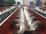 Screw Conveyor Sludge Treatment Sus316L Flight Blade Acid Resistance