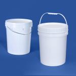 Wholesale Round Durable 5L 10L 20L 5Gal Plastic Bucket with Screw Top for Food
