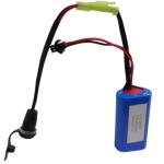 7.4v 18650 Children Toy Car Battery 2000mah With SM-2P Connector