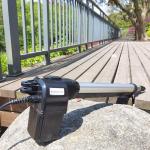 24VDC 500KGx2 Courtyard Dual Swing Gate Opener With 2 Arms