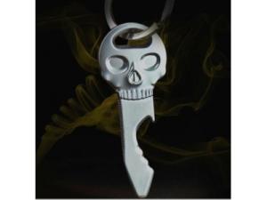 Wholesale Cool Fancy 2D Skull Key Shape Keychain Bottle Opener,Custom / wholesale metal alloy skull key shape keychain beer bottle from china suppliers