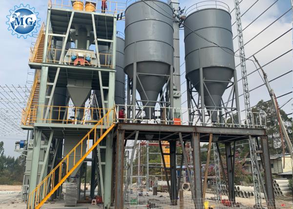 220 - 440v Voltage Ceramic Tile Adhesive Production Line 6 - 8t Weight 1 Year