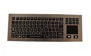 China Polymer Industrial Computer Keyboard 88 Keys IP67 Dynamic Waterproof Backlit on sale