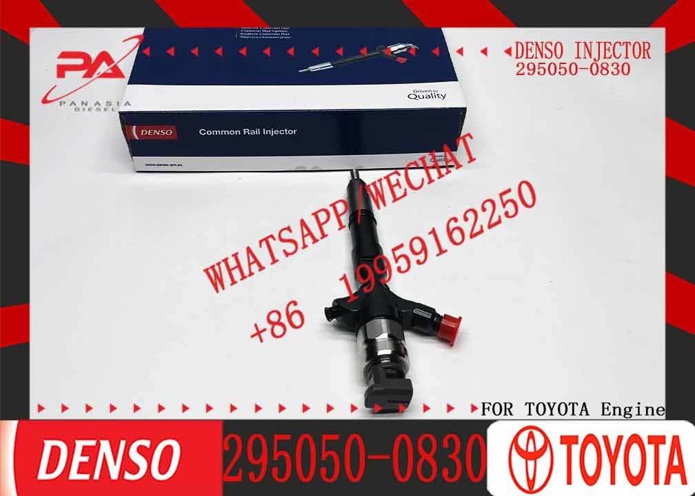 High quality Hot sale New Diesel Fuel Injector 295050-0830 For Toyota Dyna 1KD-FTV 23670-39395 23670-30390