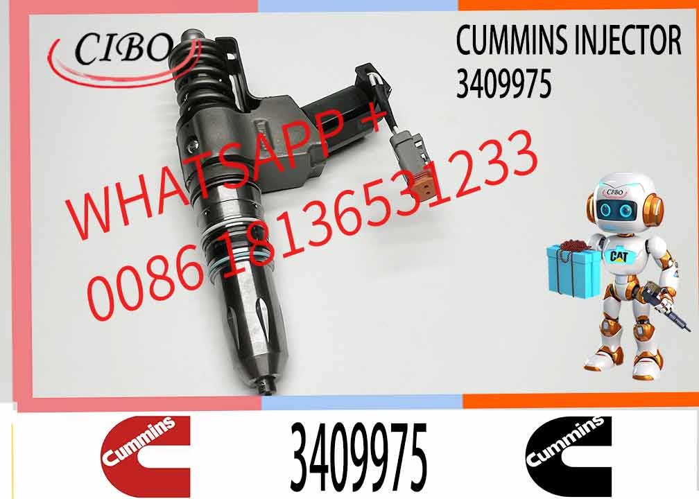hinery Engine parts common rail fuel injector 3411760 3081315F 3409975 for Cummins N14