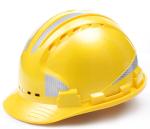 Mining Industrial PPEs Supply Head Protection Hard Reflective Hat Helmet