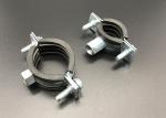 Pipe Cushion Clamps Galvanized Steel Rubber Lined EPDM Pipe Clamps