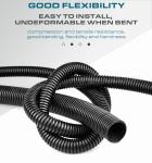 V-0 Flameproof Black Electrical Conduit Polypropylene (PP), AD21.2 Flexible Hose