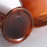 Custom Brown 300ml Hair Cream Clear Cosmetic Jars Food Grade