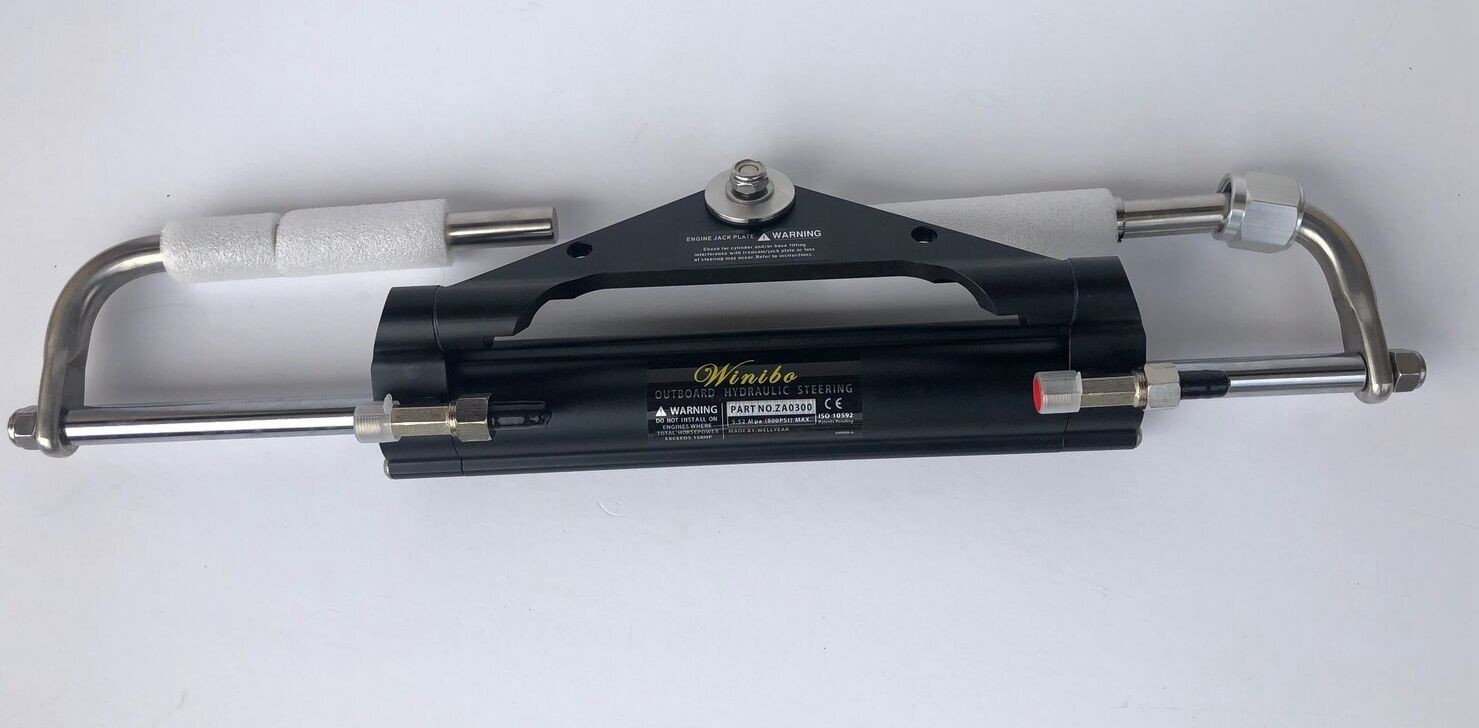 Winibo Marine Hydraulic Outboard Steering Ram / Cylinder To 150 Hp