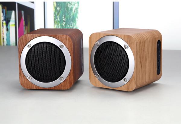 Quality Wooden Bluetooth Speaker Wireless Computer Speaker with Enhanced Bass Resonator for sale