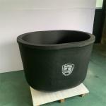 Heat Resistant Graphite Clay Crucible 15.5kg Cylindrical Crucible Melting Pot