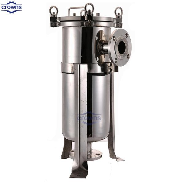Beer wine juice stainless steel bag type filter housing sanitary cartridge