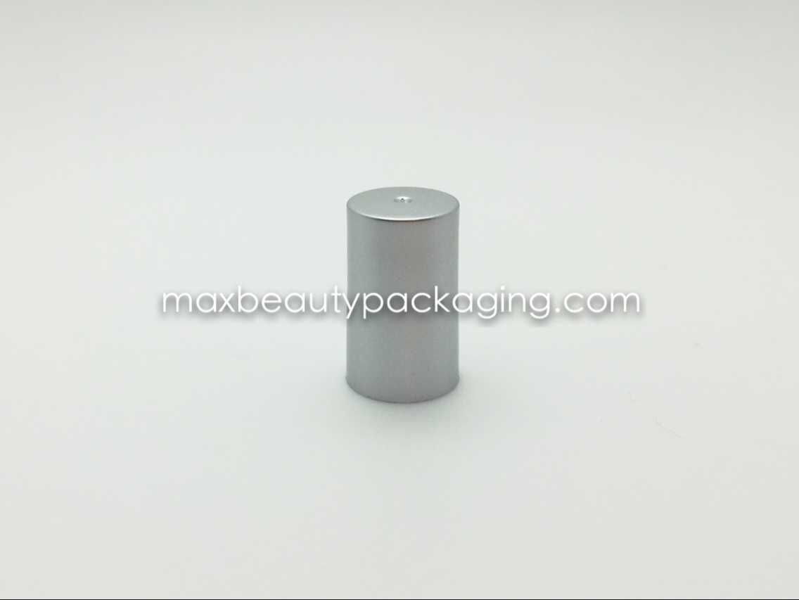 N1003 nail polish cap nail polish packaging plastic cap UV silver coating finish plastic cap and flat brush
