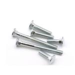 Black Steel Carriage Bolt M6 M8 M10 M12 Yellow Zinc Plated Oval Neck Grade 8.8