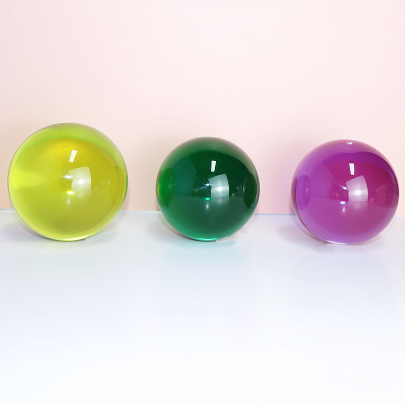 D60mm Clear Acrylic Ball Logo Print Unisex For Sports Toy