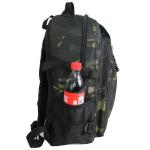 Khaki Outdoor Travel Backpack with Multi-functional Design and Interior Zipper