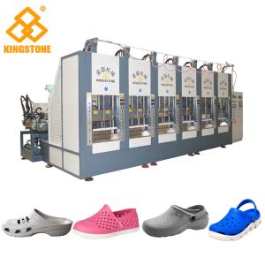 Wholesale Six Stations Plastic Shoes Injection Molding Machine For EVA Slipper Soles Making from china suppliers