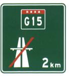 Sign Product Vehicle Distance Confirmation Guide Sign On Road Good Price Traffic