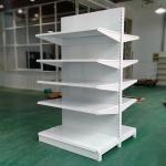 Layout Supermarket Display Shelf Cold Rolled Steel Gondola Rack