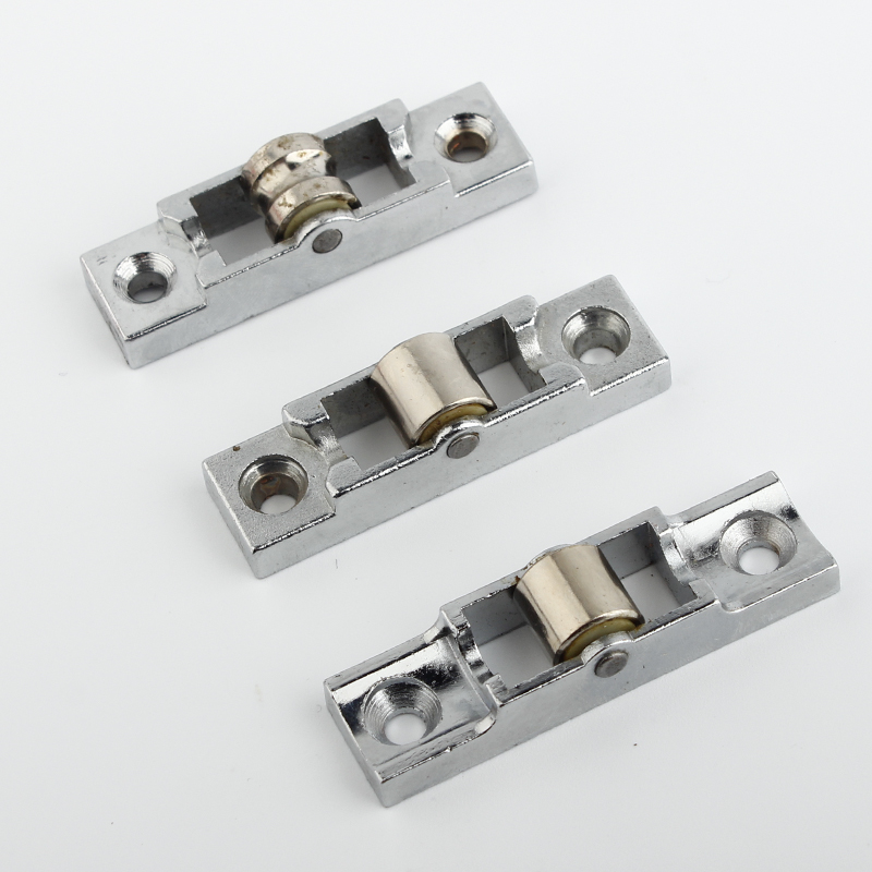 Single Roller UPVC Sliding Window and Door Hardware with Zinc Alloy Groove Pulley