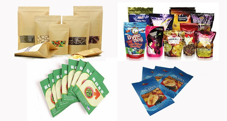 Doypack Zipper Bag Pouch Packaging Machine Filling Chips Meat