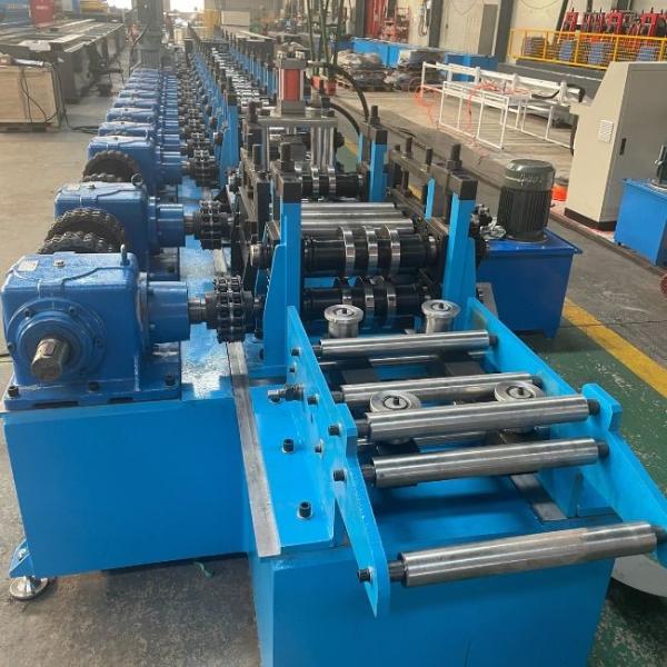 Fully Automatic Gearbox Driven Industrial Fence Upright Storage Rack Roll