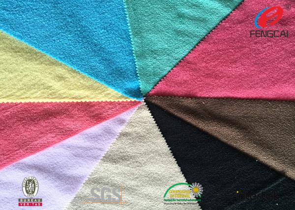 Eco-friendly Printed Brushed Knit Polyester Velvet Fabric Export Orders For