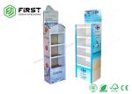 Custom Logo Printed Corrugated Floor Display Retail POP Cardboard Paper Display