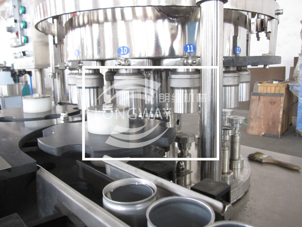 CE approved 330ml metal can filling machine/ filling juice machine
