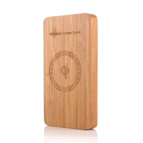 Portable Wooden Wireless Charger Short Cut Protection Over Temperature