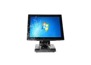 China Capacitive Touch Screen POS PC 123 Track Card Reader Equipped 1024x768 Resolution on sale