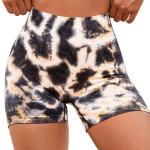Seamless tie-dyed peach hip-lift yoga pants high-waisted tight speed-dry running
