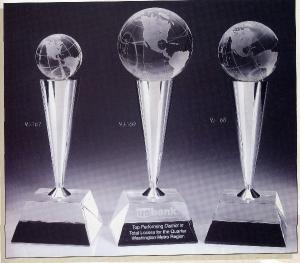 crystal paperweights/crystal awards/crystal trophy