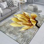 Geometric Printed Living Room Floor Carpets Rectangle Crystal Velvet Rug