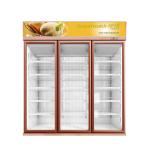 1 Door Beverage Display Fridge Drug Display Cooler 480L Auto Defrost