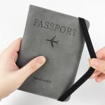 AMAZON PU LEATHER PASSPORT BAG RFID MULTI-FUNCTIONAL PASSPORT HOLDER PASSPORT
