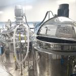 Industrial Syrup Manufacturing Machine Stainless Steel Heating Mixer Tank For