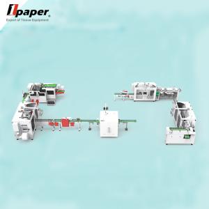 China Tissue Product Line Box Facial Tissue Paper Make Pack Package Machine for Tissue Pack on sale