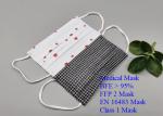 Ffp 2 Disposable Children Medical Mask Hang Ear / Belt Type EN16483 Standard