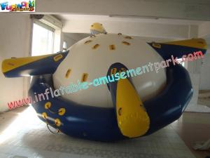 China Customized Durable Inflatable Boat Toys Saturn Rocker With Stainless Steel Anchor Ring on sale