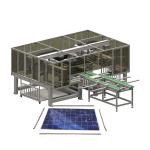 PLC Controlled Full Automatic Photovoltaic Solar Panels Recycling Machine for